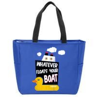 Whatever Floats Your Boat Zip Tote Bag