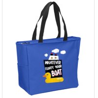 Whatever Floats Your Boat Zip Tote Bag