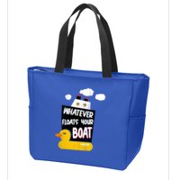 Whatever Floats Your Boat Zip Tote Bag