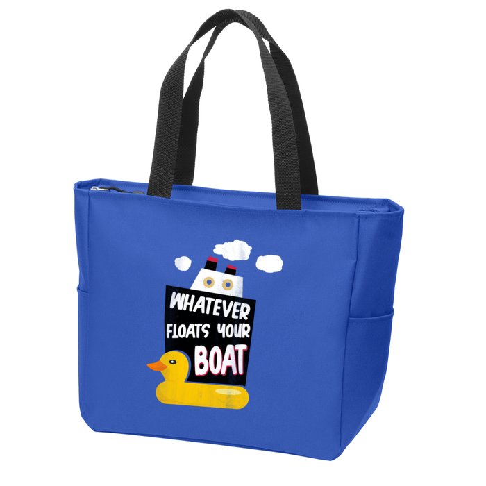Whatever Floats Your Boat Zip Tote Bag