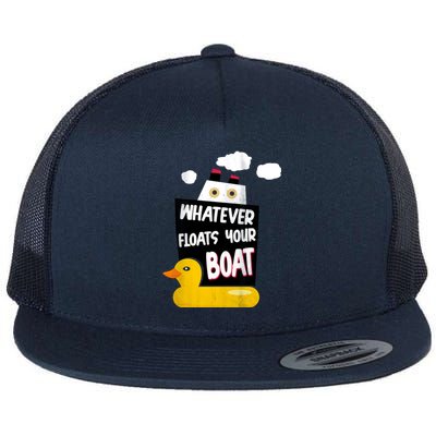 Whatever Floats Your Boat Flat Bill Trucker Hat