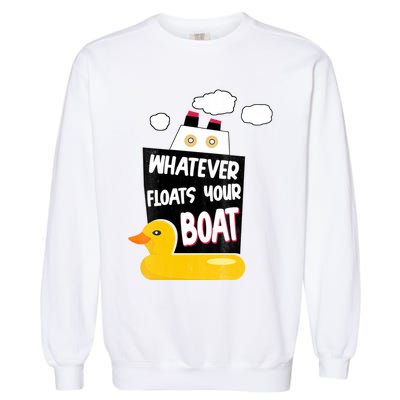 Whatever Floats Your Boat Garment-Dyed Sweatshirt