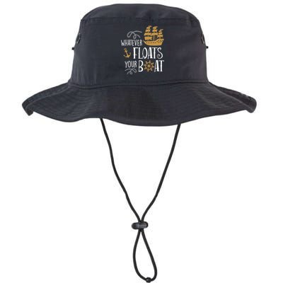 Whatever Floats Your Boat Funny Pirate Ship Bucket Hat