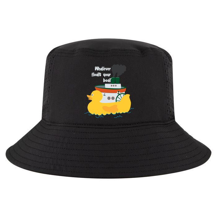 Whatever Floats Your Boat Funny Floaty Duck Cool Comfort Performance Bucket Hat