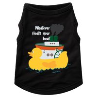 Whatever Floats Your Boat Funny Floaty Duck Doggie Tank