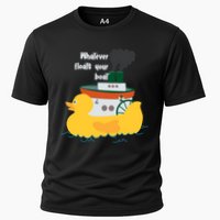 Whatever Floats Your Boat Funny Floaty Duck Performance Shirt
