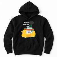 Whatever Floats Your Boat Funny Floaty Duck Hoodie