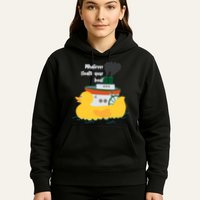 Whatever Floats Your Boat Funny Floaty Duck Hoodie