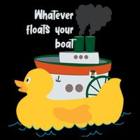 Whatever Floats Your Boat Funny Floaty Duck Impact Tech Backpack