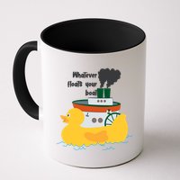 Whatever Floats Your Boat Funny Floaty Duck Mug