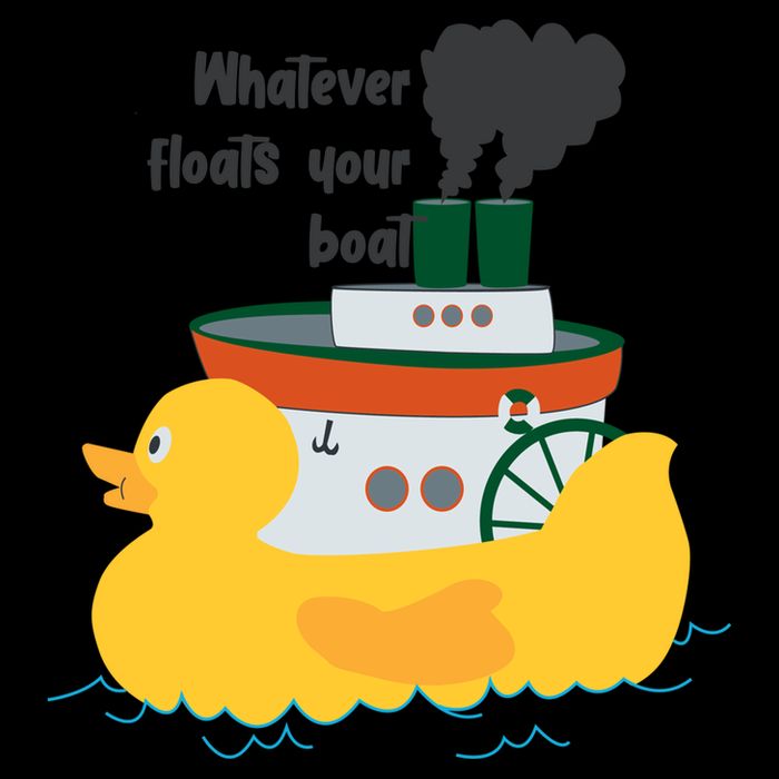 Whatever Floats Your Boat Funny Floaty Duck Mug