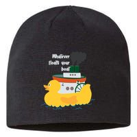 Whatever Floats Your Boat Funny Floaty Duck Sustainable Beanie