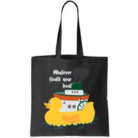 Whatever Floats Your Boat Funny Floaty Duck Bag