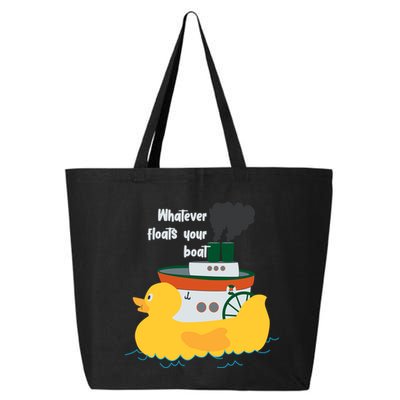 Whatever Floats Your Boat Funny Floaty Duck 25L Jumbo Tote