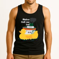 Whatever Floats Your Boat Funny Floaty Duck Tank Top
