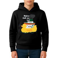 Whatever Floats Your Boat Funny Floaty Duck Kids Hoodie
