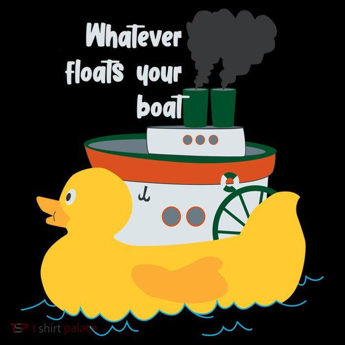 Whatever Floats Your Boat Funny Floaty Duck Short Acrylic Beanie