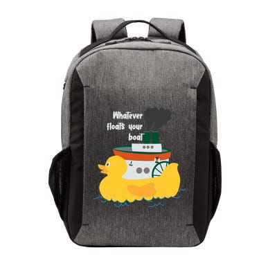 Whatever Floats Your Boat Funny Floaty Duck Vector Backpack