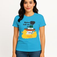 Whatever Floats Your Boat Funny Floaty Duck Womens T-Shirt
