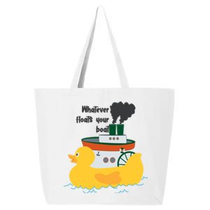 Whatever Floats Your Boat Funny Floaty Duck 25L Jumbo Tote