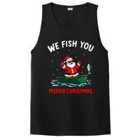 We Fish You A Merry Funny Christmas Fishing Fisherman Santa PosiCharge Competitor Tank