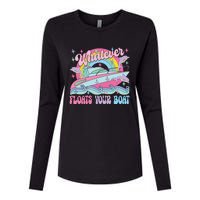 Whatever Floats Your Boat Womens Cotton Relaxed Long Sleeve T-Shirt