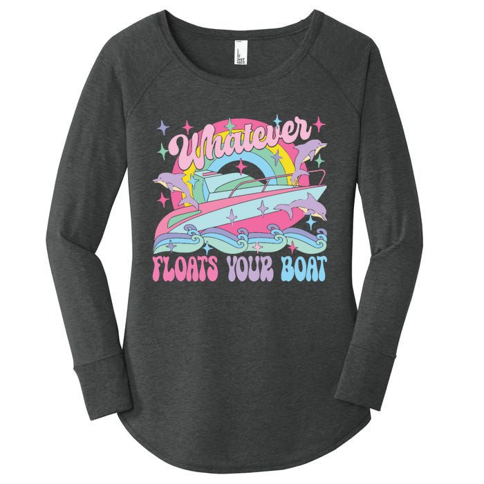 Whatever Floats Your Boat Women's Perfect Tri Tunic Long Sleeve Shirt