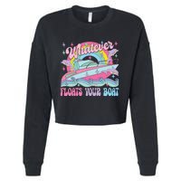 Whatever Floats Your Boat Cropped Pullover Crew