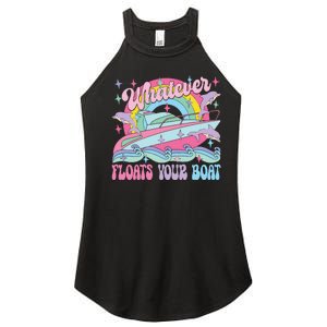 Whatever Floats Your Boat Women's Perfect Tri Rocker Tank