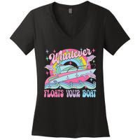 Whatever Floats Your Boat Women's V-Neck T-Shirt