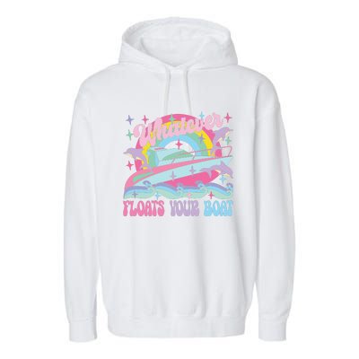 Whatever Floats Your Boat Garment-Dyed Fleece Hoodie