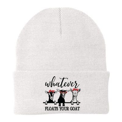 Whatever Floats Your Goat Lover Knit Cap Winter Beanie