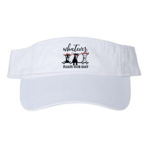 Whatever Floats Your Goat Lover Valucap Bio-Washed Visor