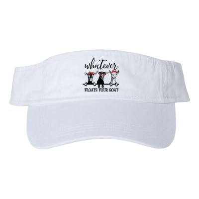 Whatever Floats Your Goat Lover Valucap Bio-Washed Visor