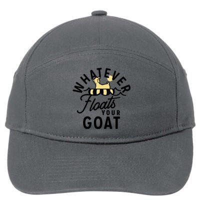 WHATEVER FLOATS YOUR GOAT 7-Panel Snapback Hat