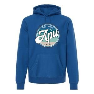 Worlds Greatest Apu Hungarian Dad Gift Premium Hoodie