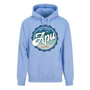 Worlds Greatest Apu Hungarian Dad Gift Unisex Surf Hoodie