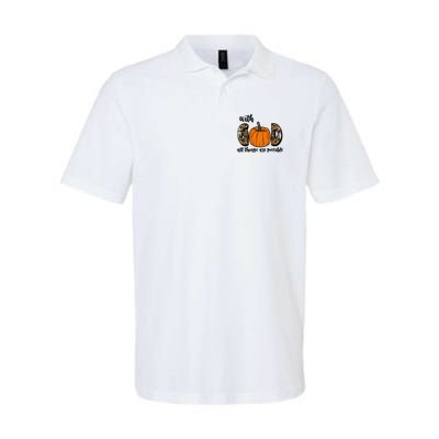 With God All Things Are Possible Fall Pumpkin Polo