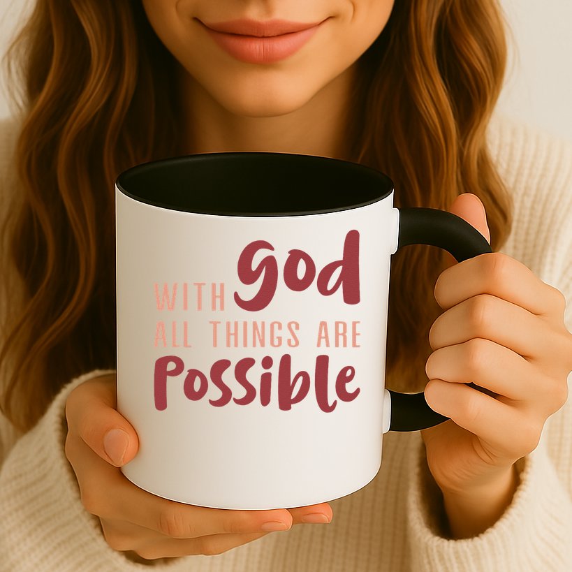 With God All Things Are Possible God Faith Jesus 1 Mug