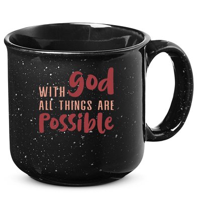 With God All Things Are Possible God Faith Jesus 1 15oz Campfire Ceramic Mug