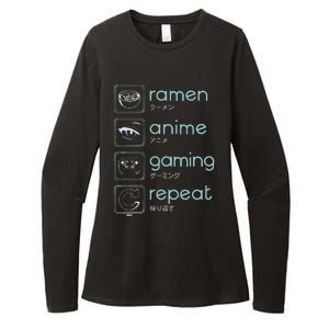 Wakeup Gaming Again, Ra Anime Gaming Restart  Womens CVC Long Sleeve Shirt