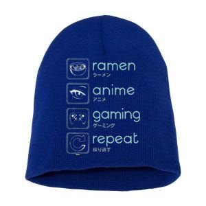 Wakeup Gaming Again, Ra Anime Gaming Restart  Short Acrylic Beanie