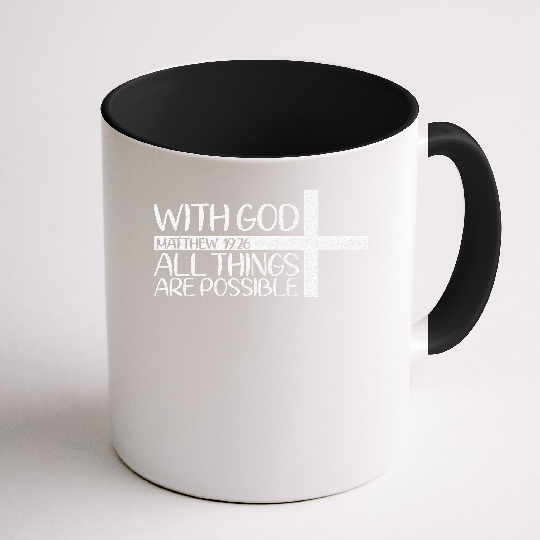 With God All Things Are Possible God Faith Jesus 4 Mug