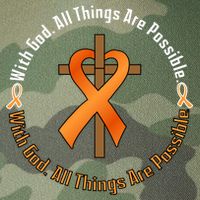 With God All Things Are Possible Multiple Sclerosis Awareness Legacy Tie Dye Trucker Hat