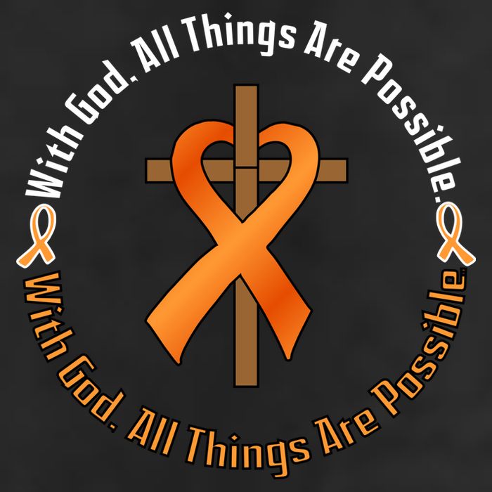 With God All Things Are Possible Multiple Sclerosis Awareness Cool Comfort Performance Bucket Hat