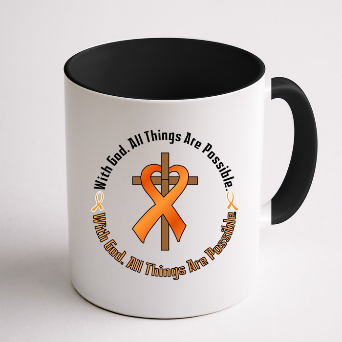 With God All Things Are Possible Multiple Sclerosis Awareness Mug