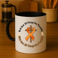 With God All Things Are Possible Multiple Sclerosis Awareness Mug
