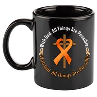 With God All Things Are Possible Multiple Sclerosis Awareness 11oz C Handle Ceramic Mug