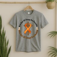 With God All Things Are Possible Multiple Sclerosis Awareness T-Shirt