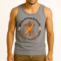 With God All Things Are Possible Multiple Sclerosis Awareness Tank Top